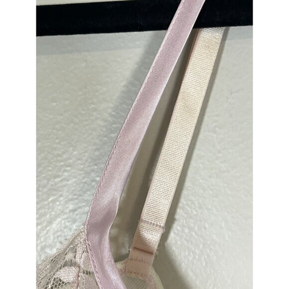 Fredericks Intimates XL Cream Mesh Babydoll Top Velvet Ties Sheer Coquette Chic - Picture 3 of 12